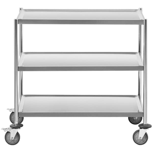 Royal Catering Köksvagn - 3 hyllor - Upp till 60 kg - Hyllor: 82 x 50 cm - royal_catering