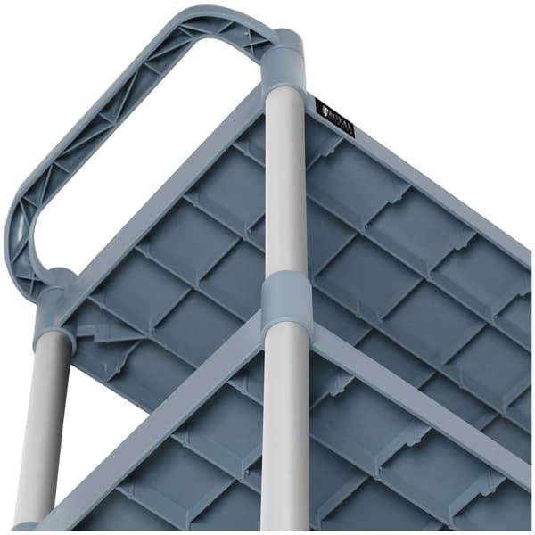 Royal Catering Serveringsvagn - 3 hyllplan - 90 kg - 63 x 40 cm - Grå