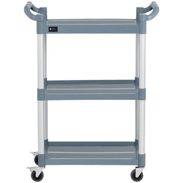 Royal Catering Serveringsvagn - 3 hyllplan - 90 kg - 63 x 40 cm - Grå