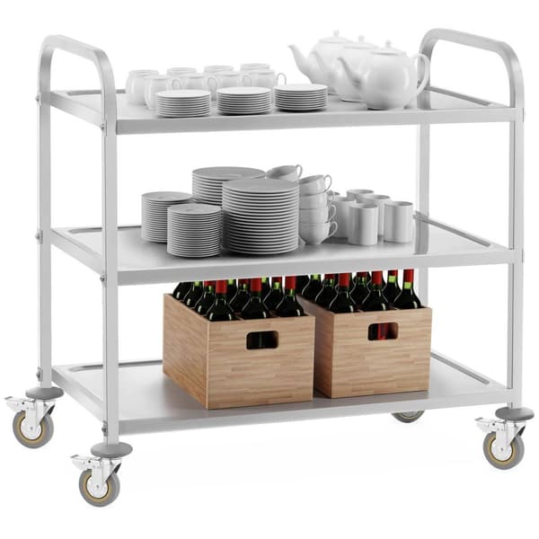 Royal Catering Serveringsvagn - 3 hyllplan - upp till 500 kg