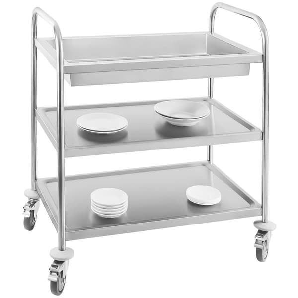Royal Catering Serveringsvagn - 2 hyllplan - 1 bassäng