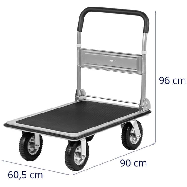 MSW Plattformsvagn - Upp till 300 kg - Hopfällbar