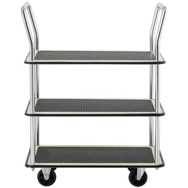 MSW Plattformsvagn - Upp till 150 kg - 3 hyllplan
