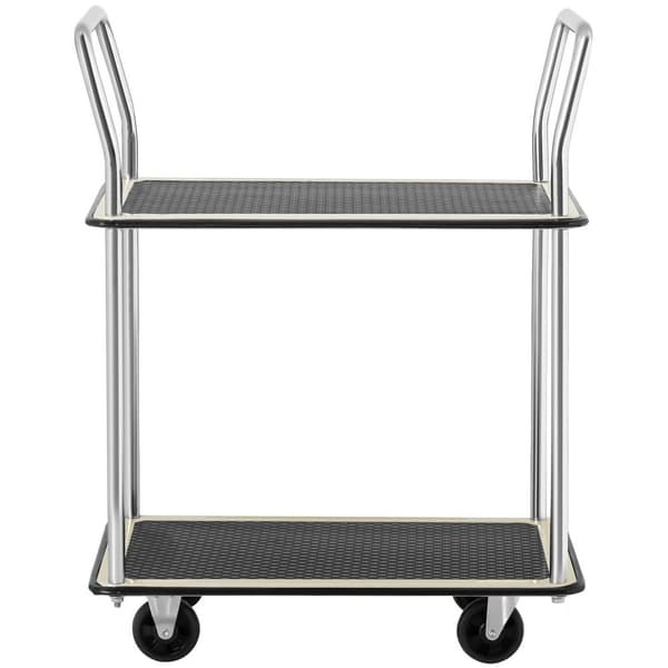 MSW Plattformsvagn - Upp till 120 kg - 2 hyllplan