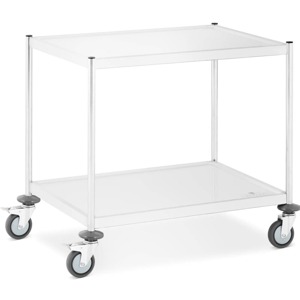 Royal Catering Serveringsvagn - 2 hyllor - 78,5 x 56,5 x 3,5 cm - 50 cm mellanrum - 100 kg - Royal Catering