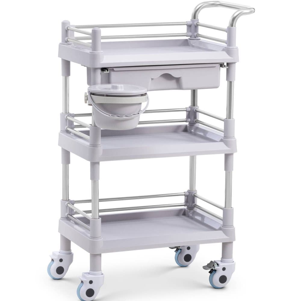 Steinberg Systems Laboratorievagn - 3 hyllor vardera 44 x 30 x 14 cm - 1 låda - 30 kg