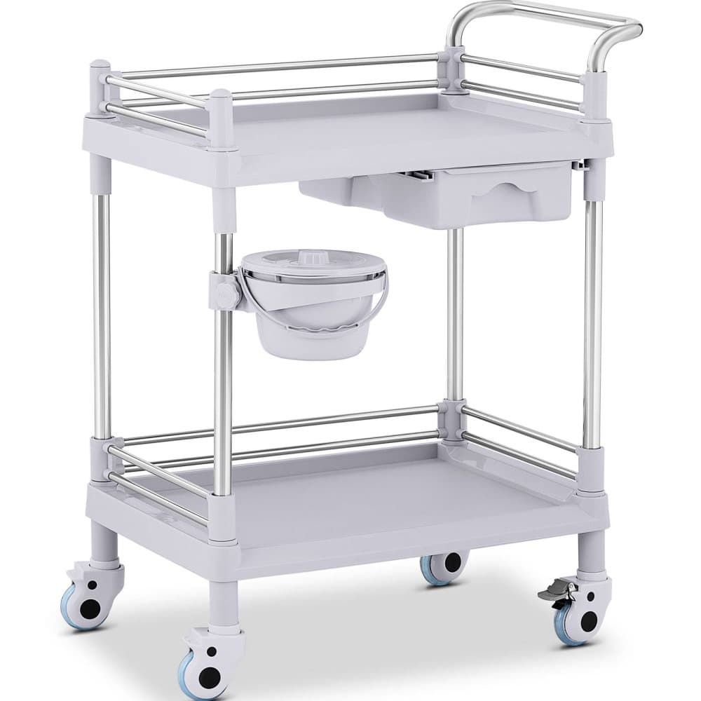 Steinberg Systems Laboratorievagn - 2 hyllor vardera 54 x 38 x 14 cm - 1 låda - 20 kg