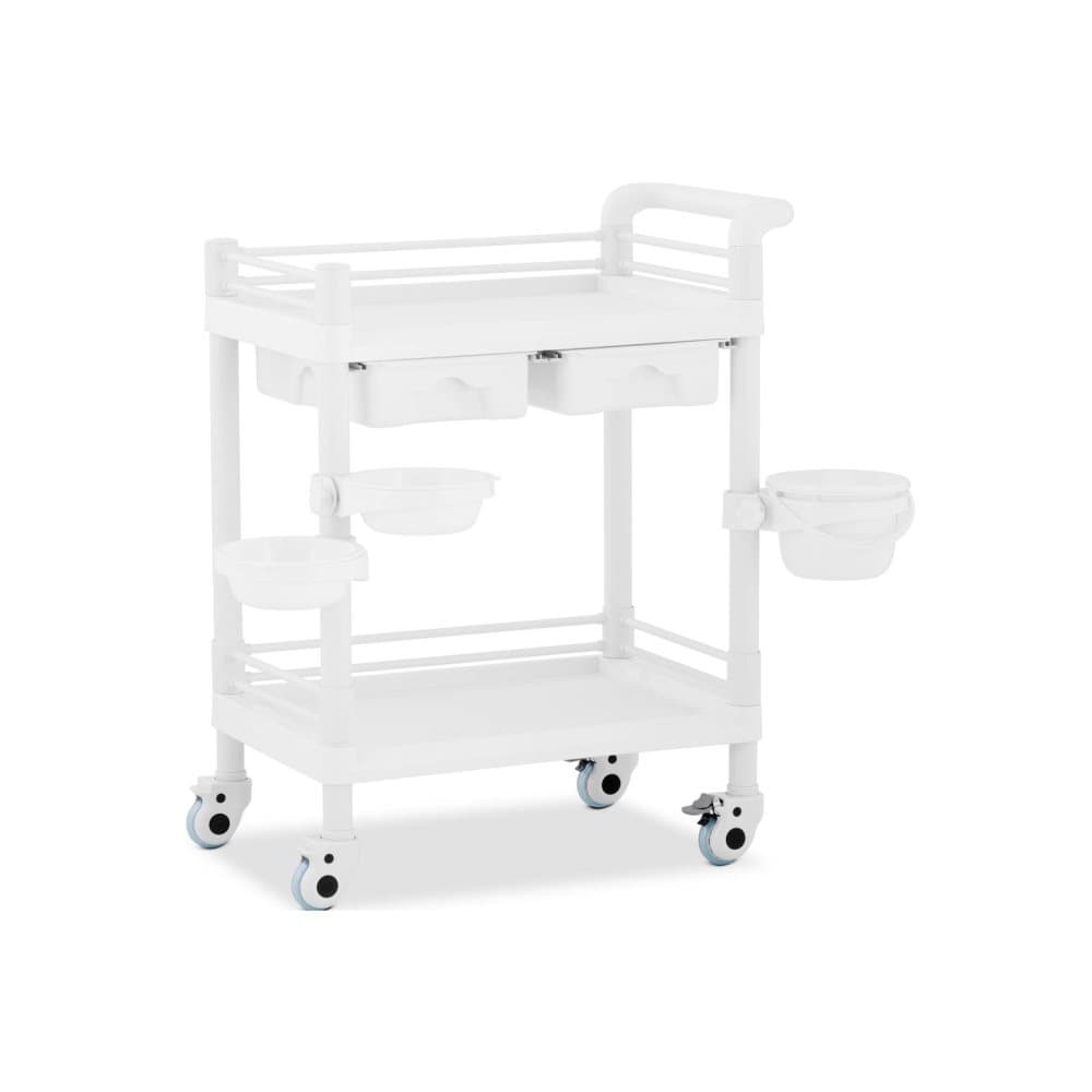 Steinberg Systems Laboratorievagn - 2 hyllor vardera 54 x 38 x 14 cm - 2 lådor - 3 behållare - 20 kg