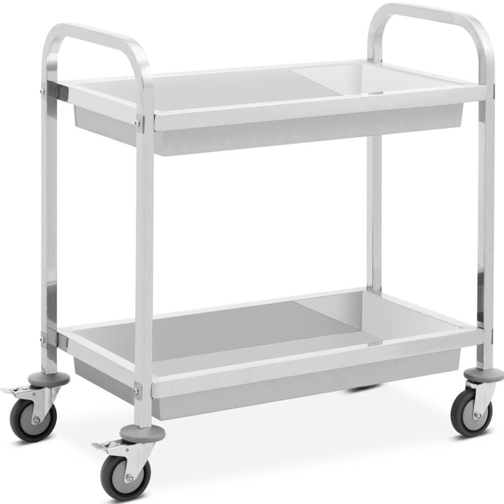 Royal Catering Serveringsvagn - 2 hyllor - 62,5 x 38 x 10 cm - 54 kg - Royal Catering