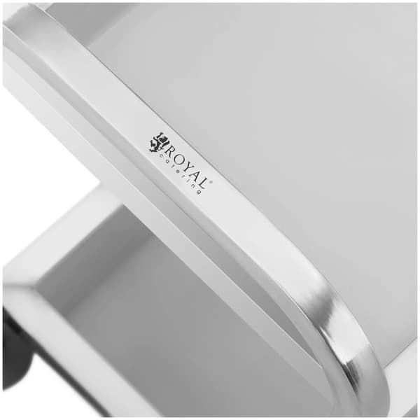Royal Catering Serveringsvagn - 2 hyllor - 62,6 x 33,5 x 10 cm - 72 kg - Royal Catering