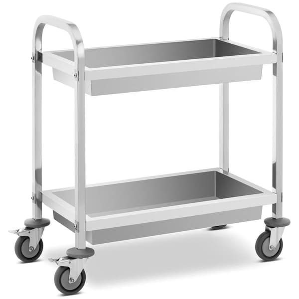 Royal Catering Serveringsvagn - 2 hyllor - 62,6 x 33,5 x 10 cm - 72 kg - Royal Catering