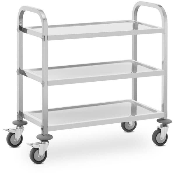 Royal Catering Serveringsvagn - 3 hyllor - 73 x 38 x 3 cm - 81 kg - Royal Catering