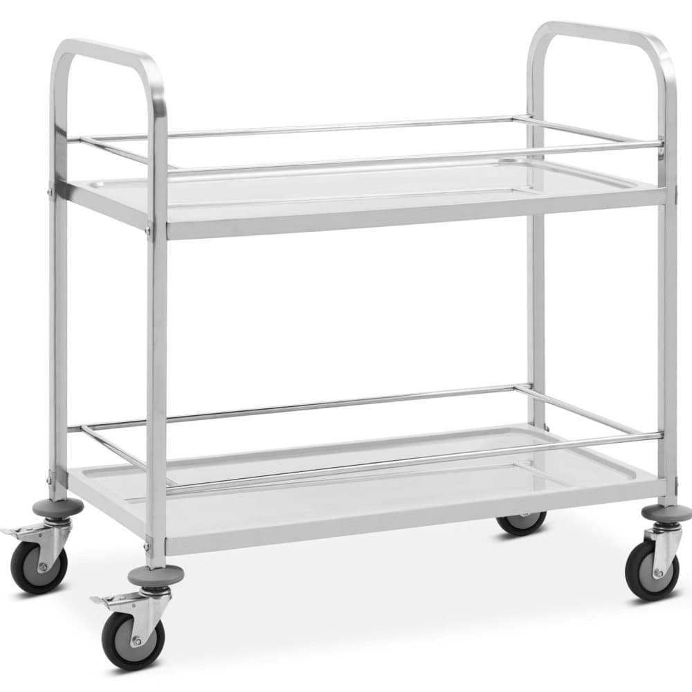 Royal Catering Serveringsvagn - 2 hyllor - 80 x 36 x 3 cm - 54 kg - Royal Catering