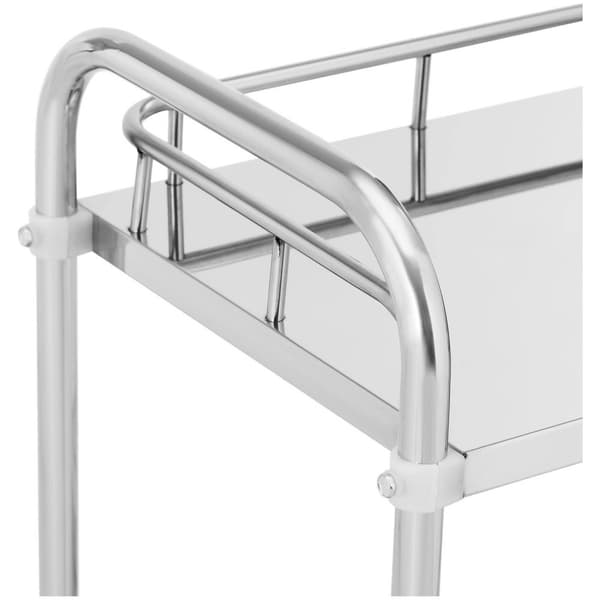 Steinberg Systems Laboratorievagn - rostfritt stål - 2 hyllor vardera 45 x 36 x 2,5 cm - 20 kg