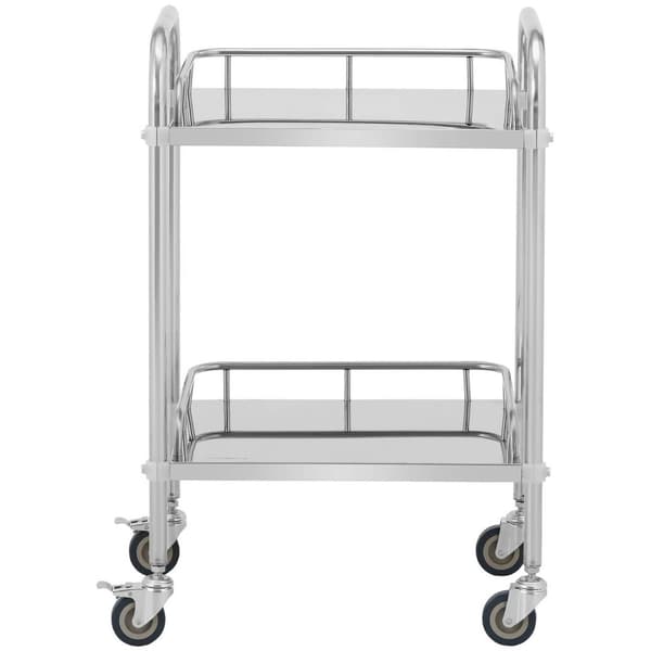Steinberg Systems Laboratorievagn - rostfritt stål - 2 hyllor vardera 45 x 36 x 2,5 cm - 20 kg