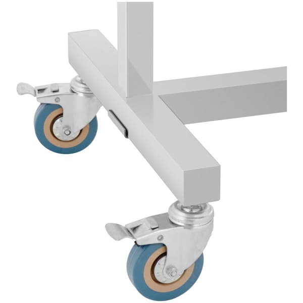 Steinberg Systems Instrumentbord - mobilt - 600 x 400 mm - höjdjusterbart - rostfritt stål / gummi