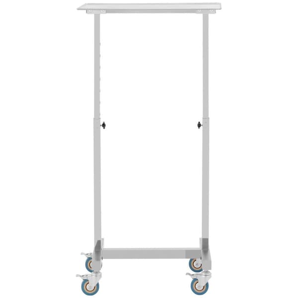 Steinberg Systems Instrumentbord - mobilt - 600 x 400 mm - höjdjusterbart - rostfritt stål / gummi