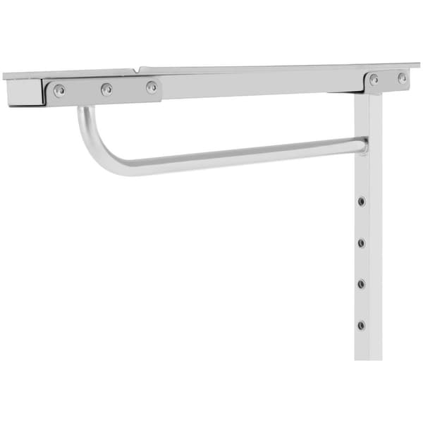 Steinberg Systems Instrumentbord - öppen design - 600 x 400 mm - höjdjusterbart - rostfritt stål / gummi