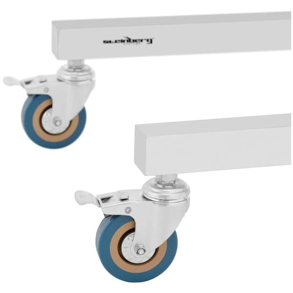Steinberg Systems Instrumentbord - öppen design - 600 x 400 mm - höjdjusterbart - rostfritt stål / gummi
