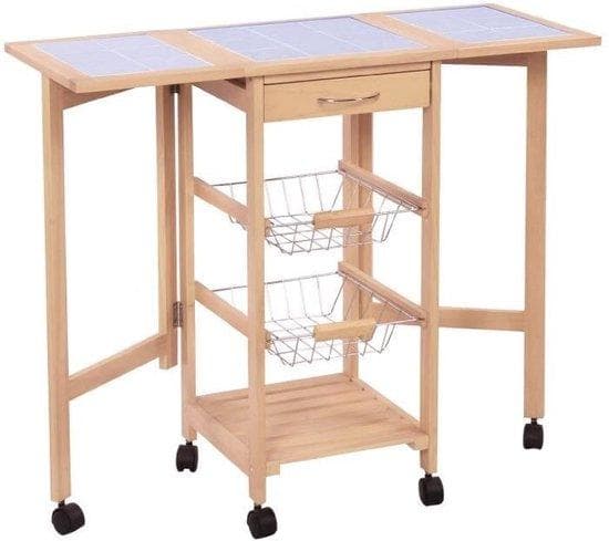 Kökvagn - Badrumsvagn - Köksskåp - Badrumsställ - Köksställ - Förvaringsskåp - Köksblock - Förvaringsmöbler Kök - Trä