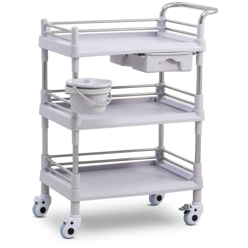 Steinberg Systems Laboratorievagn - 3 hyllor vardera 54 x 38 x 14 cm - 1 låda - 30 kg