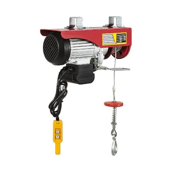 300kg 550W mångsidig elektrisk lyftvinsch, hög säkerhet, antirotationstråd, högkvalitativ motor, lätt att installera