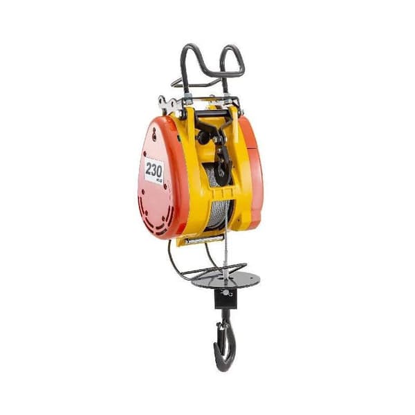 230kg 1300W bärbar elektrisk lyftkran med 30M stållina/trådbunden fjärrkontroll