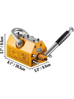 400kg kapacitet Stål permanent magnetlyftare, superstark neodymmagnet, hållbar, säker och lätt att använda, bred applikation