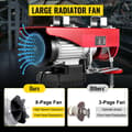 Miniatyrbild 5 av 11: 250Kg 600W elektrisk lyftkran med 100m trådlös fjärrkontroll, stor kylarfläkt, ren kopparmotor, nödstoppsfunktion, säkerhetsdesign