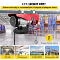 Miniatyrbild 2 av 11: 250Kg 600W elektrisk lyftkran med 100m trådlös fjärrkontroll, stor kylarfläkt, ren kopparmotor, nödstoppsfunktion, säkerhetsdesign
