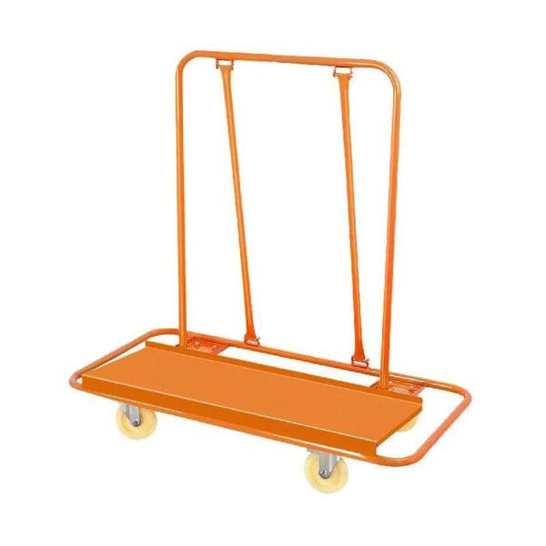 1360kg lastkapacitet professionell Gipsvagn med 115 x 57cm däck, tung Konstruktion, avtagbar design, lätt att använda, säker och stabil