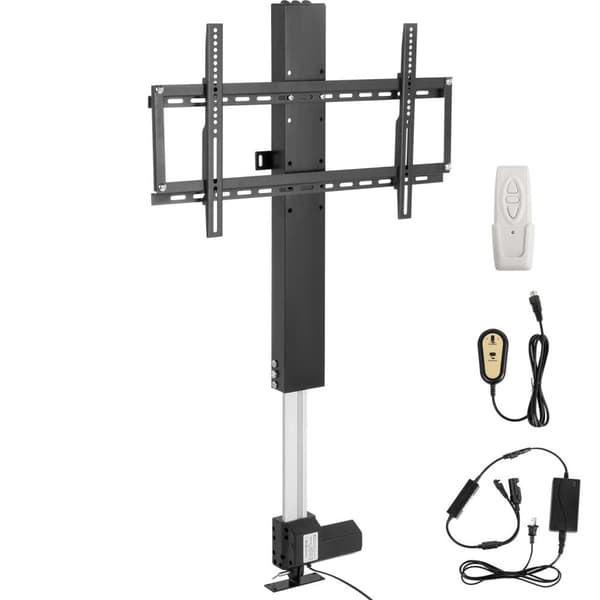 1000mm slaglängd 28.7-68.1" höjdjusterbar 154 lbs last Elektrisk TV-lyftfäste med dubbel kontroll, hög kompatibilitet, lätt att installera