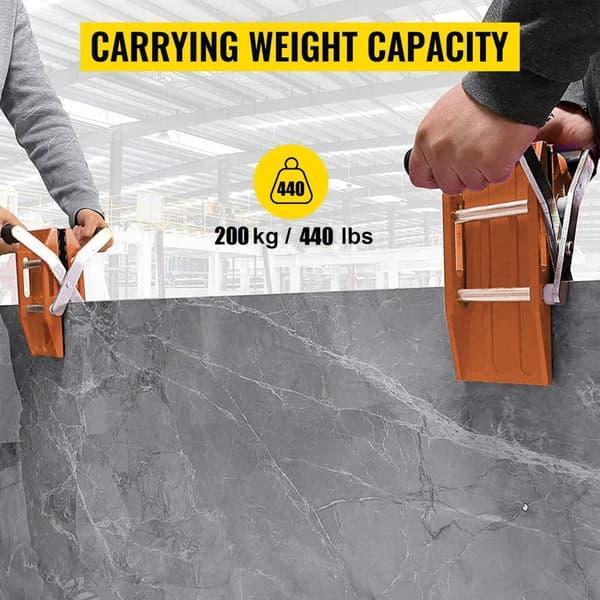 2st 0-50mm öppning 200kg kapacitet granit bärklämma med halkfria gummikuddar, ergonomisk design, bred applikation