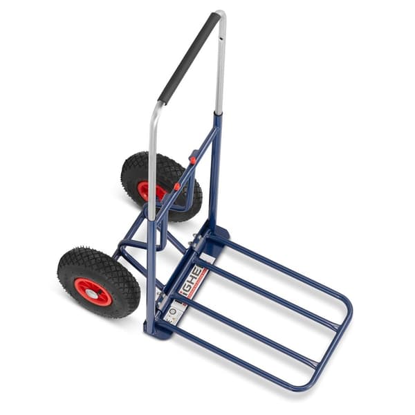 Sækkevogn - håndvogn - foldbar - op til 150 kg - blå