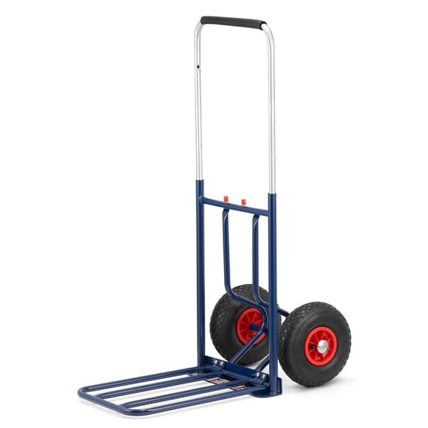 Sækkevogn - håndvogn - foldbar - op til 150 kg - blå