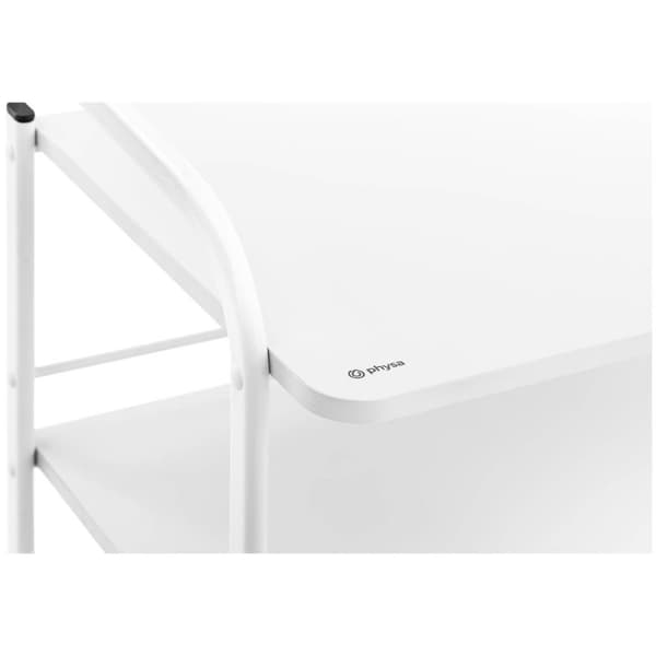 physa Rullvagn - 3 Hyllor - 60 x 43 x 83 cm - Vit