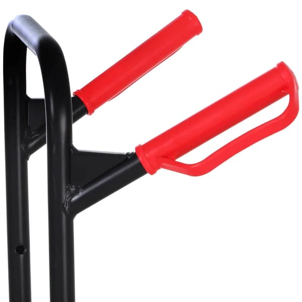 Rootz Steel Climbing Stairs Trolley - Steel Trolley - Hand Trucks - 6-wheeled Trolley - Foldable Hand Truck - Load Carrying Hand Truck  - Black & Red