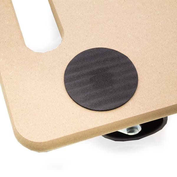 Transportvogn op til 200 kg, MDF-plade 58x28,5cm, til transport p? hjul
