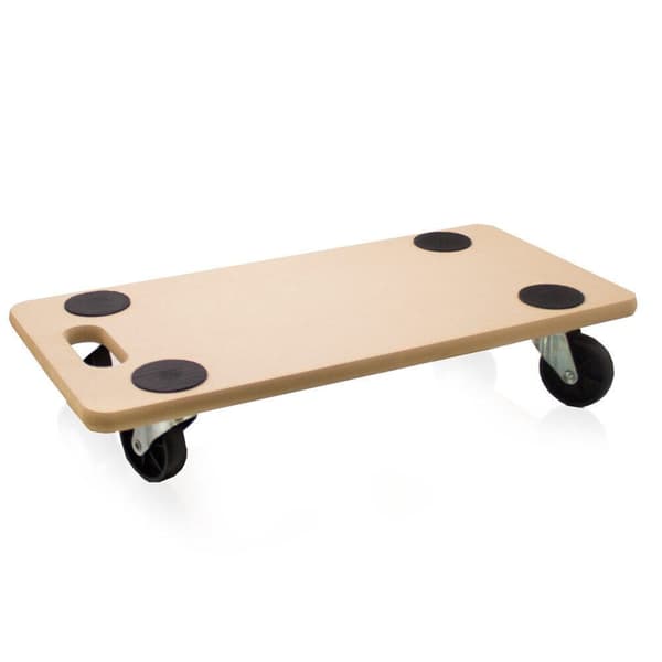 Transportvogn op til 200 kg, MDF-plade 58x28,5cm, til transport p? hjul