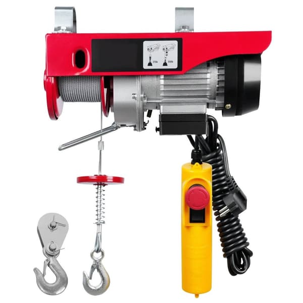 250kg kapacitet 2800rpm elektrisk lyftanordning med 14ft trådbunden fjärrkontroll, elektrisk vinsch, enkel installation