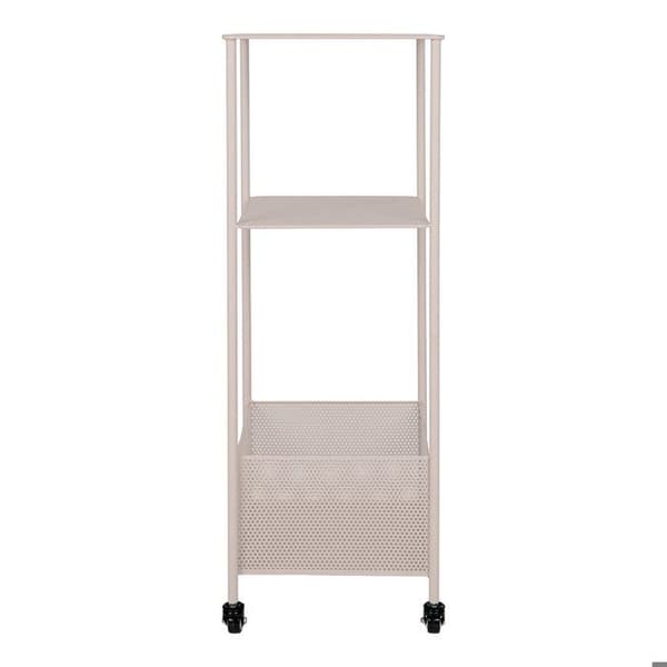Torres metallvagn med 3 sandhyllor.