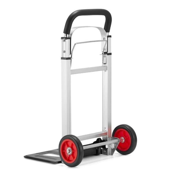 HIGHER Taittokärryt - 90 kg kantavuus, teleskooppivarsi, kumipyörät ammattikäyttöön