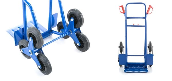 Professionell hopfällbar handtruck med handskydd & gummihjul, 250kg kapacitet
