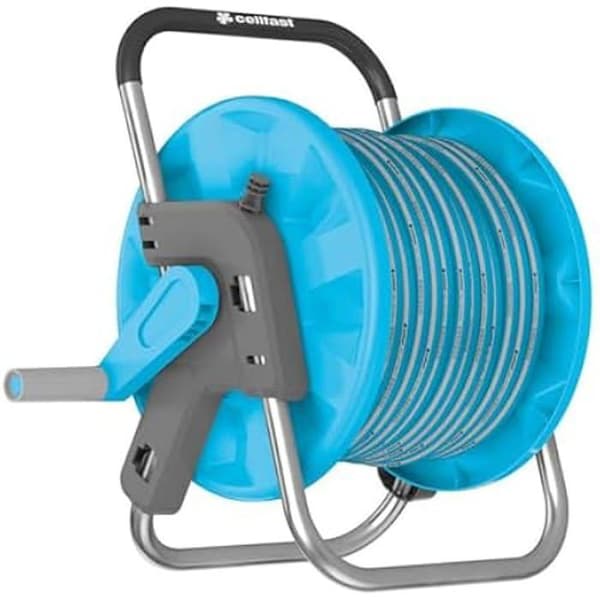 Slangbärarvagn - CELLFAST - Aluplus Ø 12,5 mm - Kapacitet 20 meter slang