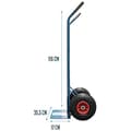 Miniatyrbild 2 av 2: Ferrestock FSKCAR002 professionell förvaringsvagn i förstärkt stål, stöder upp till 150 kg med pneumatiska hjul
