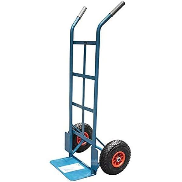 Ferrestock FSKCAR002 professionell förvaringsvagn i förstärkt stål, stöder upp till 150 kg med pneumatiska hjul
