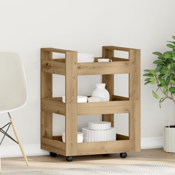 Kök Trolley Artisan Ek 60x45x80 cm Konstruerat Trä