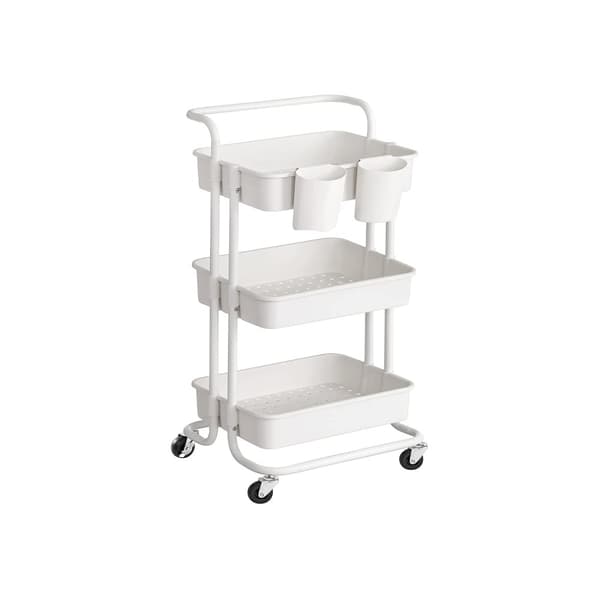 Trolley 3 niveauer Hvid