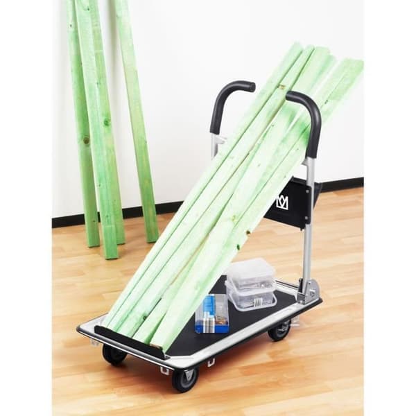 Meister plattformsvagn - Kapacitet 150kg - Plattform 730x470mm - Fällbar