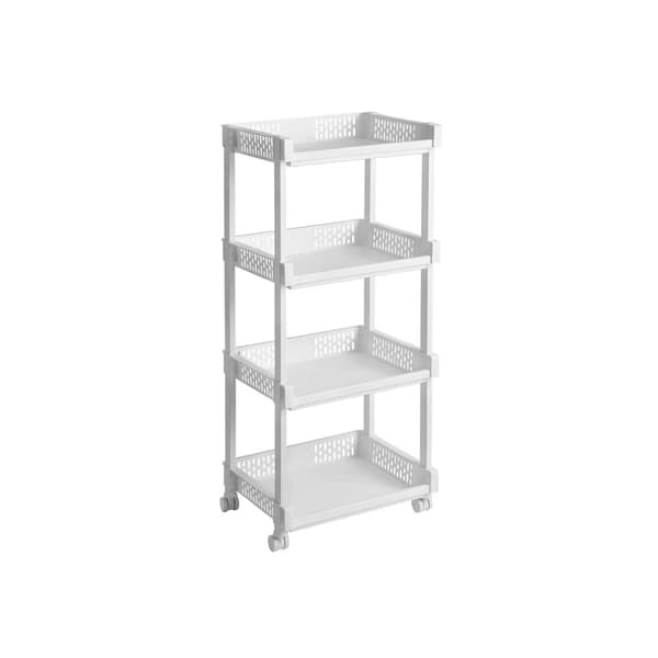 Plastvagn vit